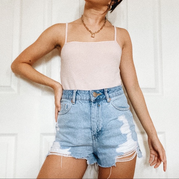 Brandy Melville Tops - Brandy Melville Pink Faye Tank